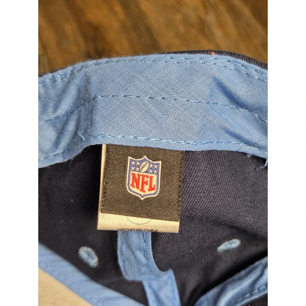 NFL Tennessee Titans Youth Hat Navy Blue Adjustable Baseball Cap Kids Size 4-7